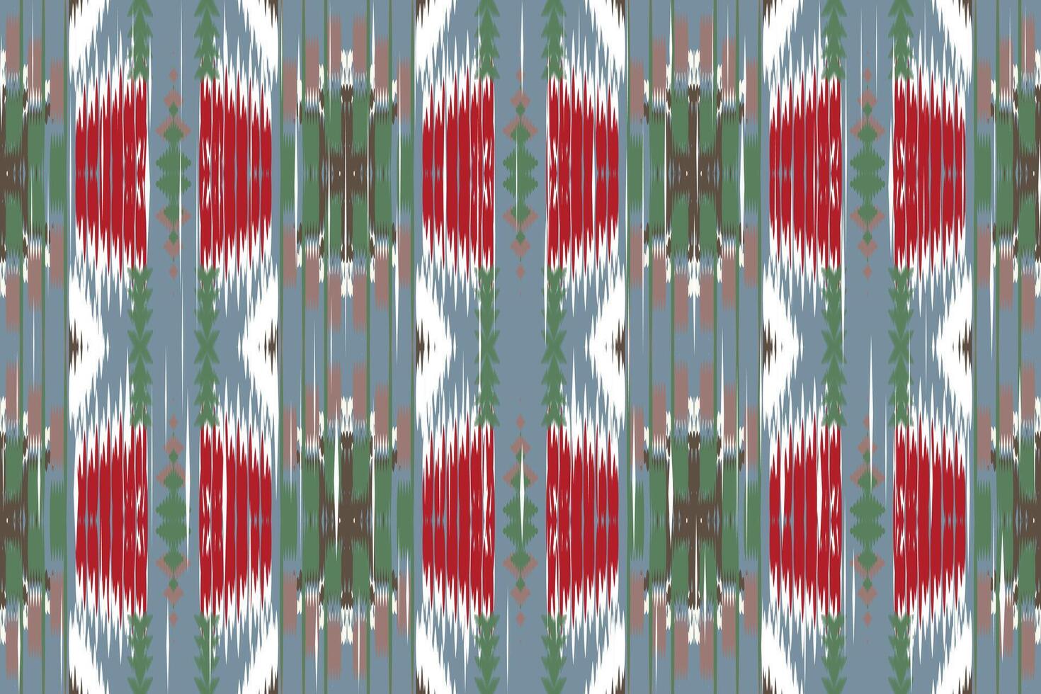 étnico ikat tropical tradicional modelo gente antiguo antecedentes. Arte gráfico impresión diseño para alfombra tela textura textil fondo de pantalla antecedentes fondo alfombra. vector