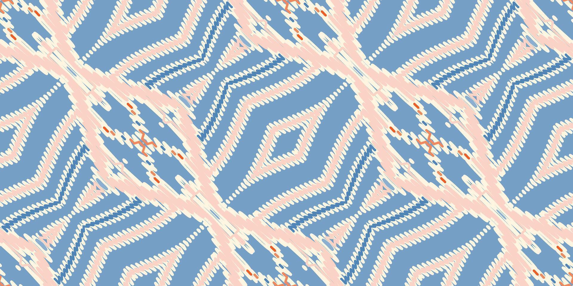 Tie dye Pattern Seamless Mughal architecture Motif embroidery, Ikat embroidery vector Design for Print egyptian hieroglyphs tibetan geo pattern