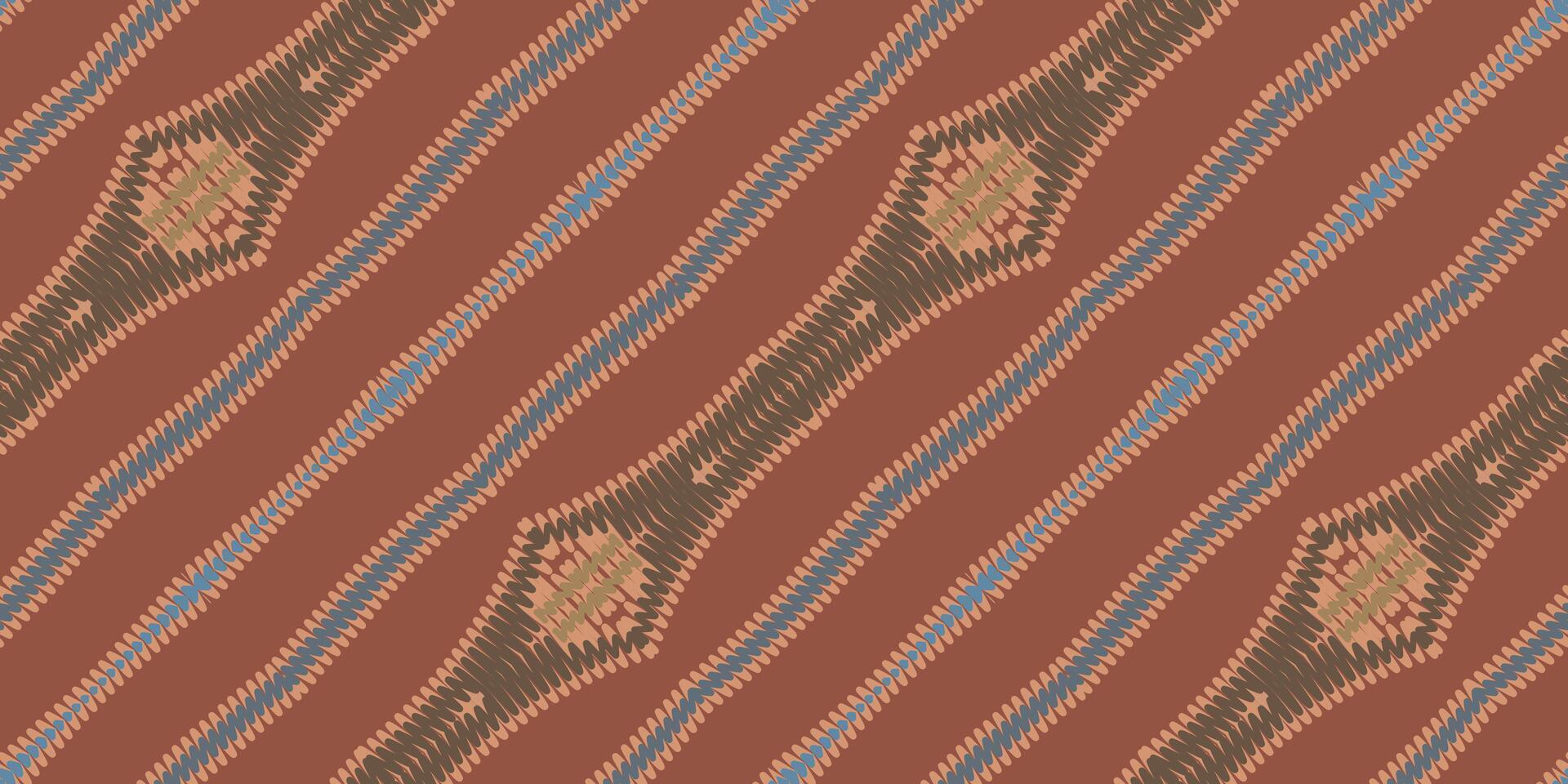 African Ikat Paisley Embroidery. Geometric Ethnic Oriental Seamless Pattern Traditional Background. Aztec Style Abstract Vector Illustration. Design for Texture, Fabric, Clothing, Wrapping, Carpet.