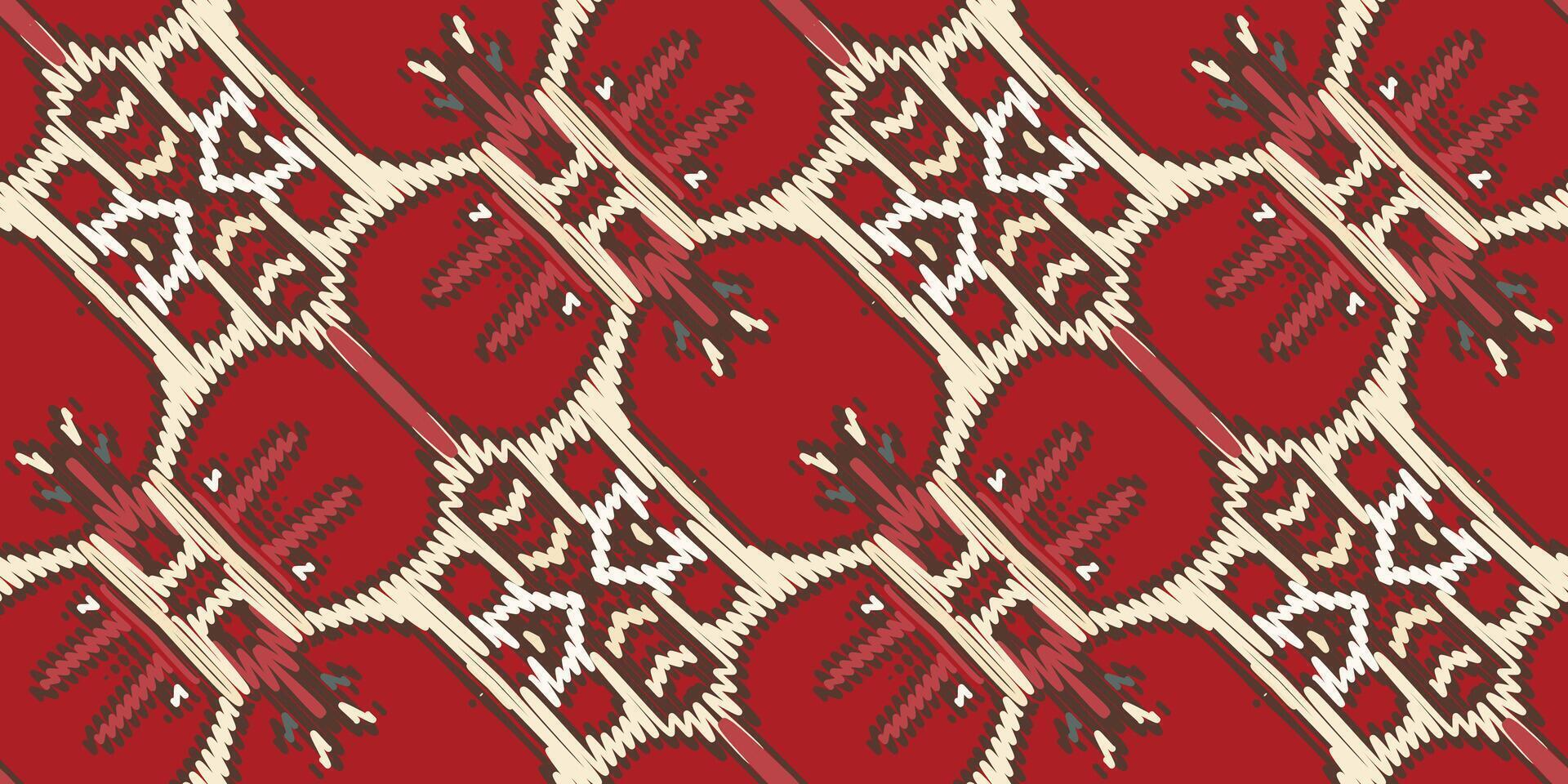 labor de retazos modelo sin costura Mughal arquitectura motivo bordado, ikat bordado vector diseño para impresión escandinavo modelo sari étnico natividad gitano modelo