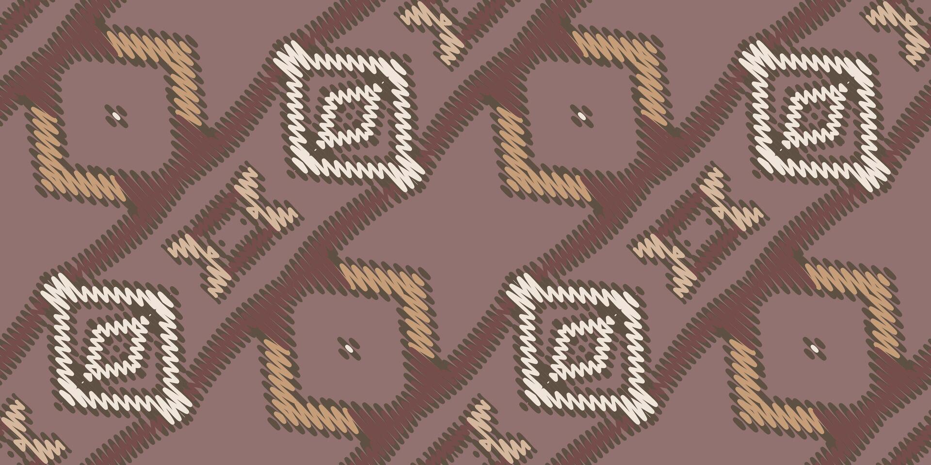 Ikat Floral Paisley Embroidery on White background.ikat Ethnic Oriental Pattern traditional.aztec Style Abstract Vector illustration.design for Texture,fabric,clothing,wrapping,decoration,scarf,carpet