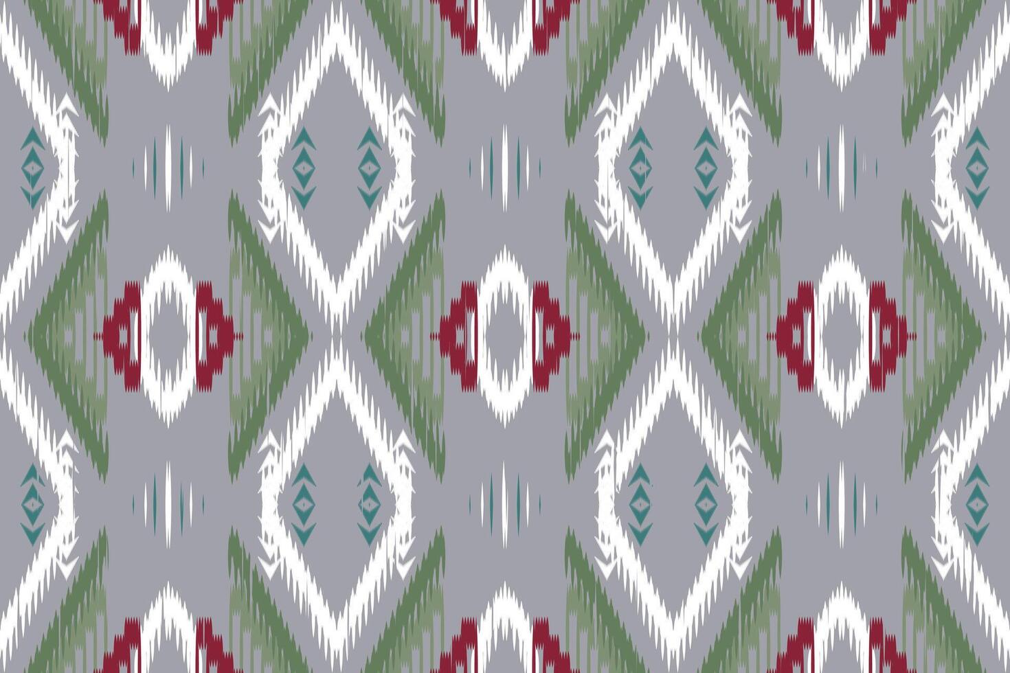 ikat floral cachemir bordado en blanco fondo.ikat étnico oriental modelo tradicional.azteca estilo resumen vector ilustración.diseño para textura,tela,ropa,envoltura,decoración,bufanda,alfombra