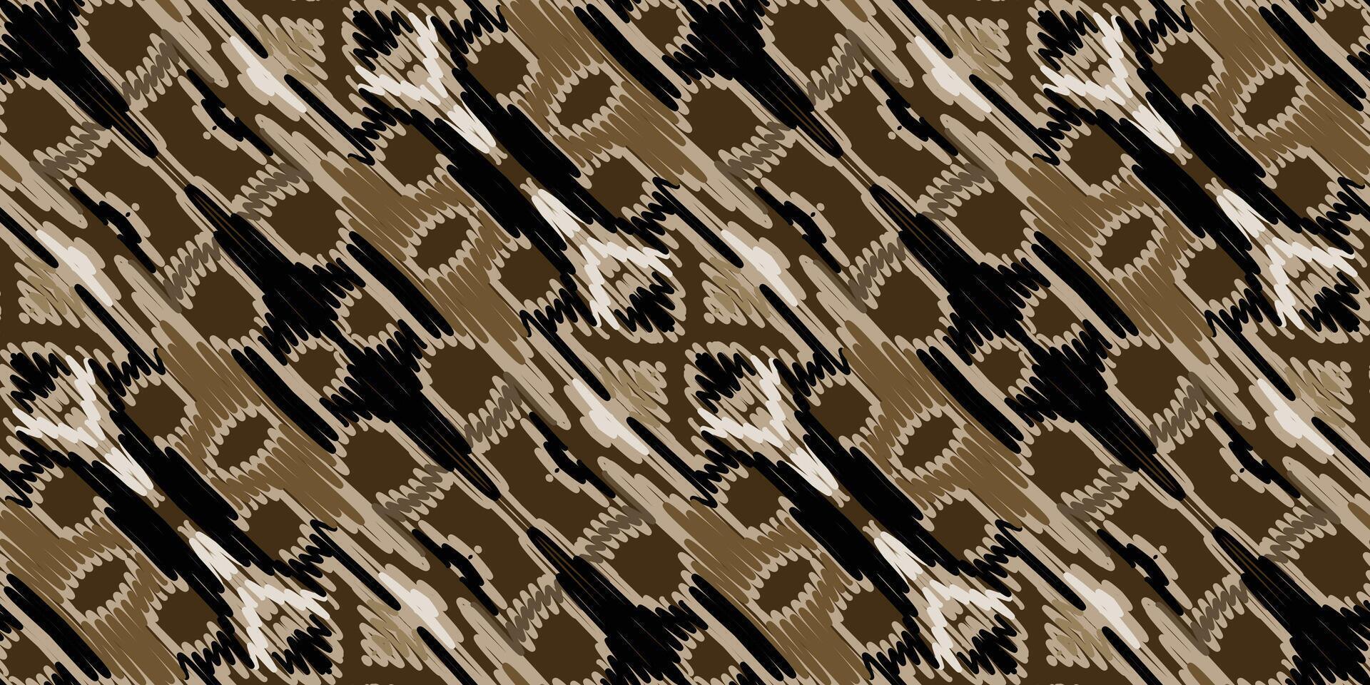 africano ikat cachemir bordado. geométrico étnico oriental sin costura modelo tradicional antecedentes. azteca estilo resumen vector ilustración. diseño para textura, tela, ropa, envase, alfombra.