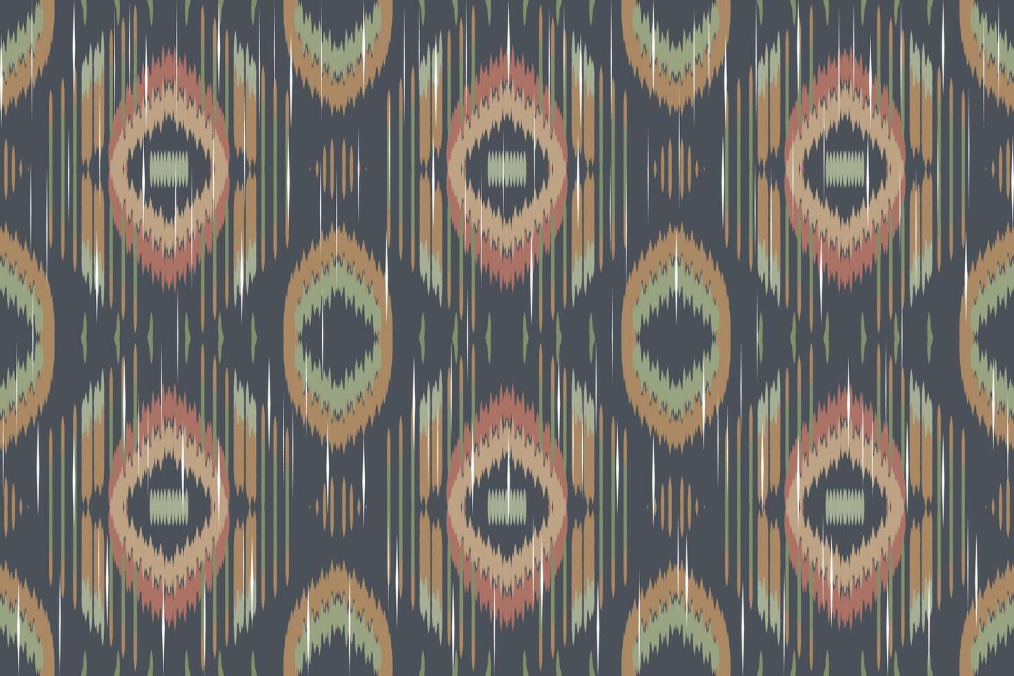 ikat cachemir bordado en el tela en indonesia, india y asiático países.geométricos étnico oriental sin costura patrón.azteca estilo. ilustración.diseño para textura,tela,ropa,envoltura,alfombra. vector