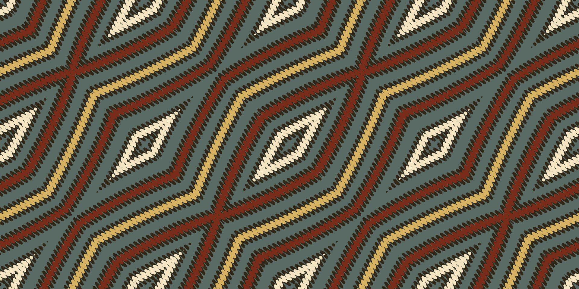 Corbata colorante modelo sin costura australiano aborigen modelo motivo bordado, ikat bordado vector diseño para impresión indígena Arte aborigen Arte modelo floral curti Mughal frontera