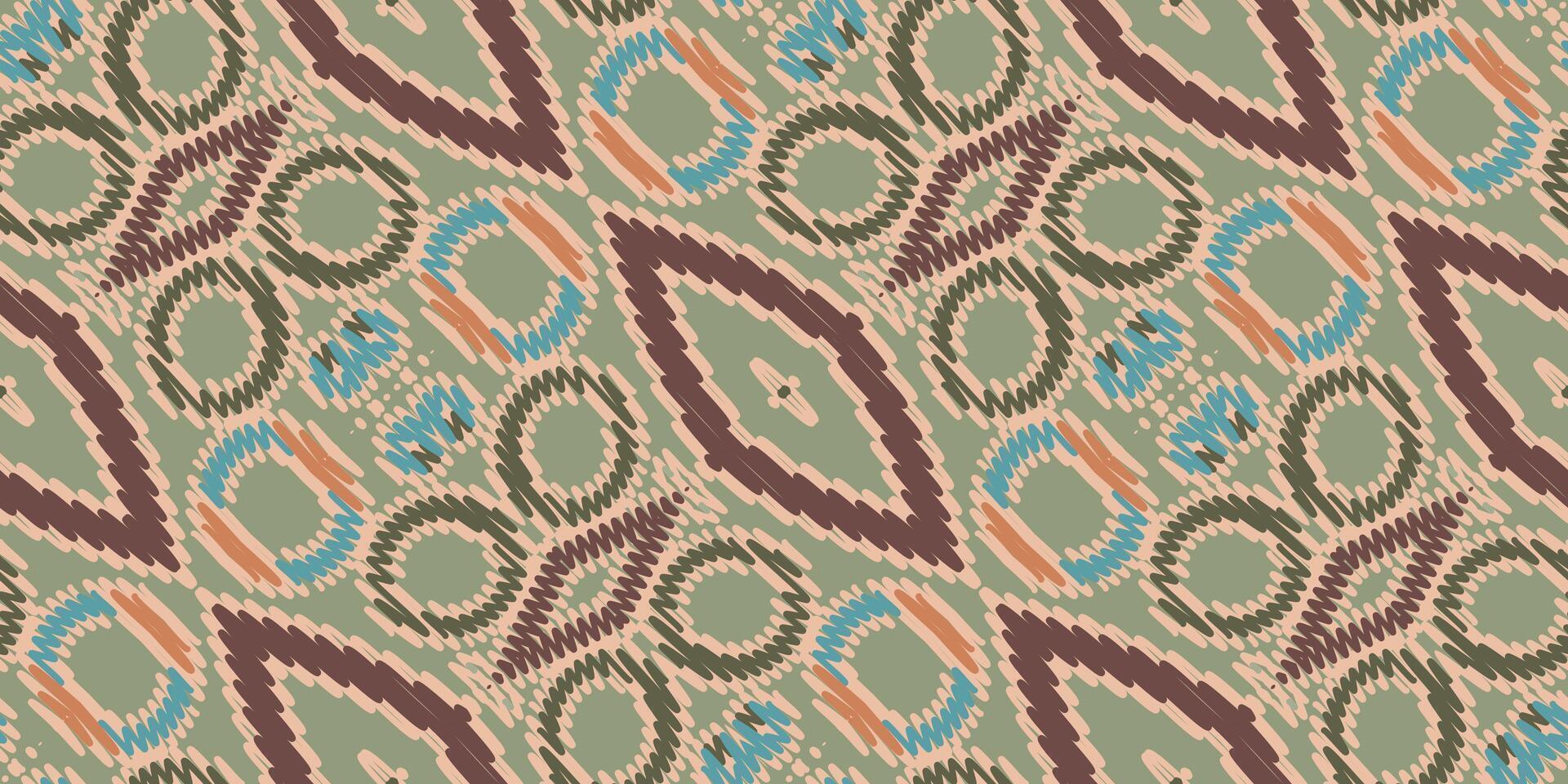 africano ikat cachemir bordado. geométrico étnico oriental sin costura modelo tradicional antecedentes. azteca estilo resumen vector ilustración. diseño para textura, tela, ropa, envase, alfombra.