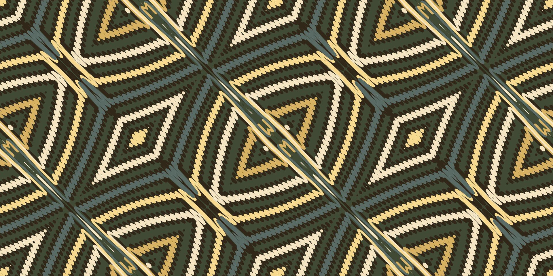 Tie dye Pattern Seamless Native American, Motif embroidery, Ikat embroidery vector Design for Print tie dyeing pillowcase sambal puri kurti mughal architecture