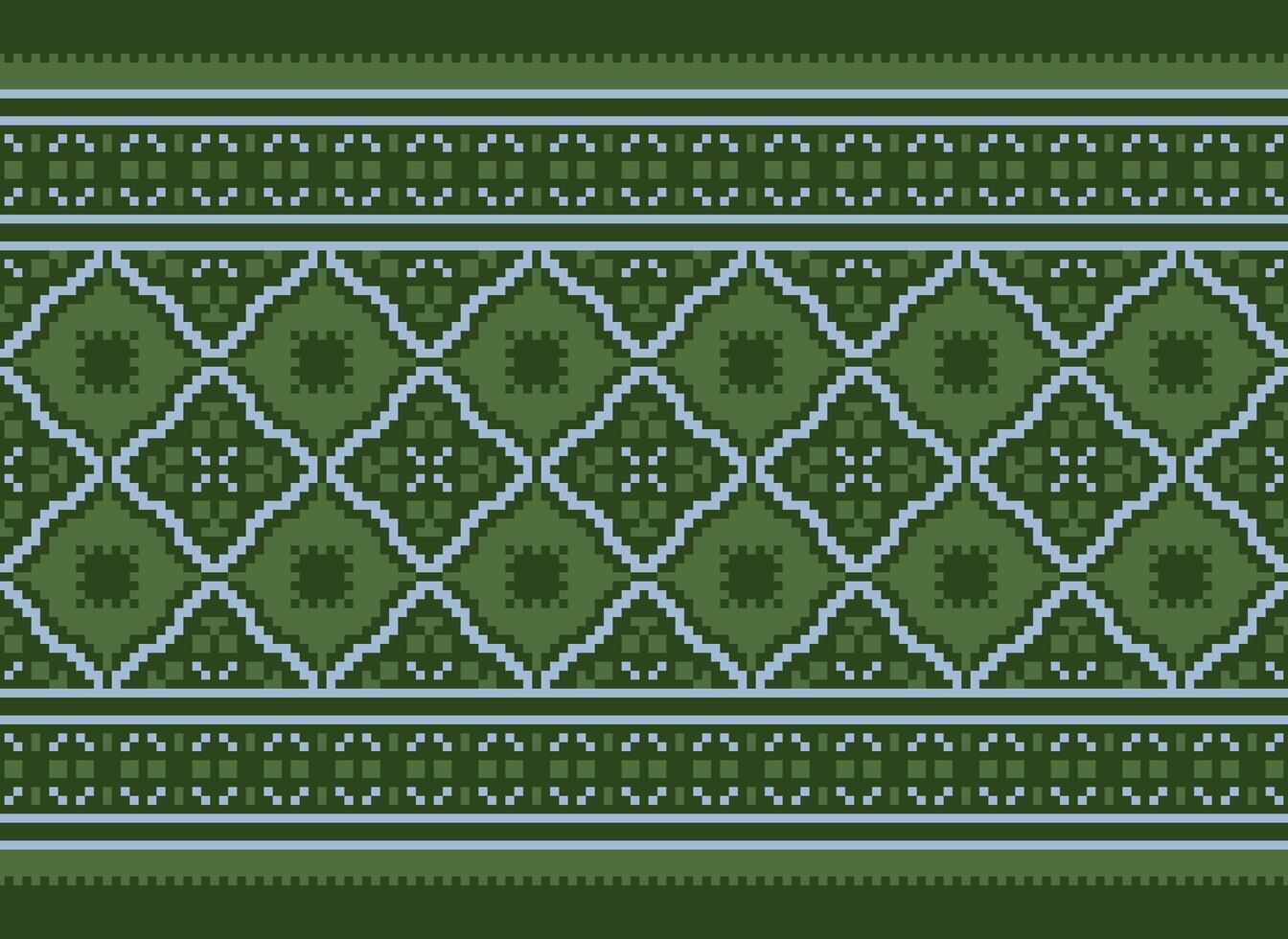 Ethnic Geometric Seamless Fabric Pattern Cross Stitch. Ikat Embroidery Oriental Pixel Pattern Cream Background. Abstract,vector,illustration. Texture,cross Stitch,scarf,decoration,motifs,wallpaper. vector