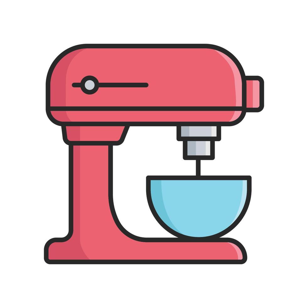 stand mixer icon vector design template in white background