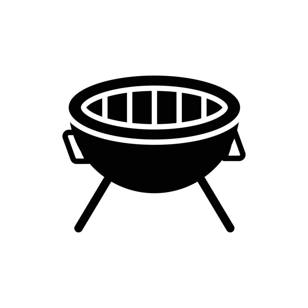 barbecue icon vector design template in white background