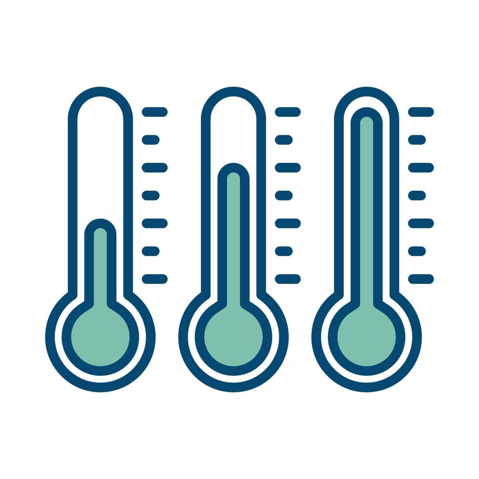 termómetro icono vector diseño modelo en blanco antecedentes