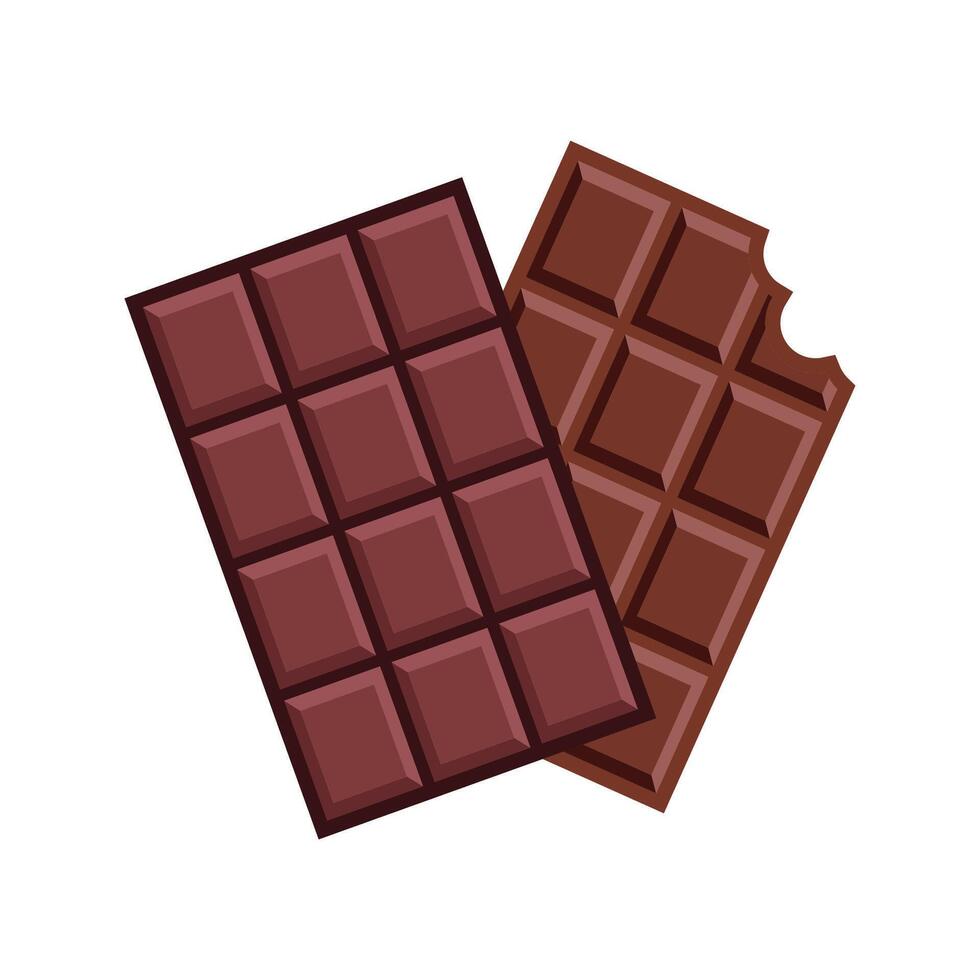 chocolate icono vector diseño modelo en blanco antecedentes