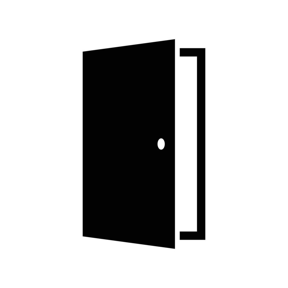 door icon vector design template in white background