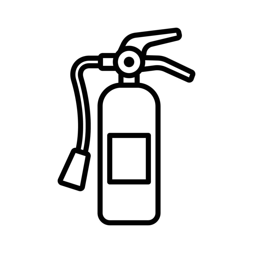 fire extinguisher icon vector design template in white background