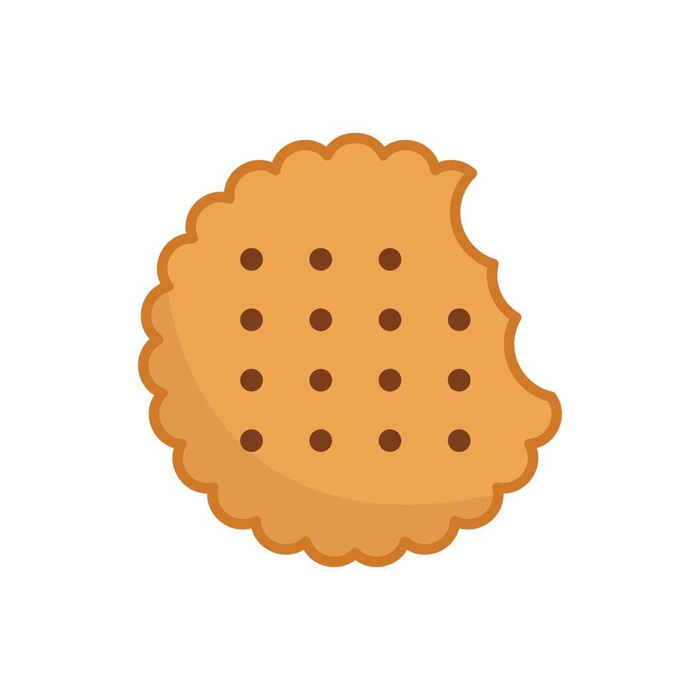 biscuit icon vector design template in white background