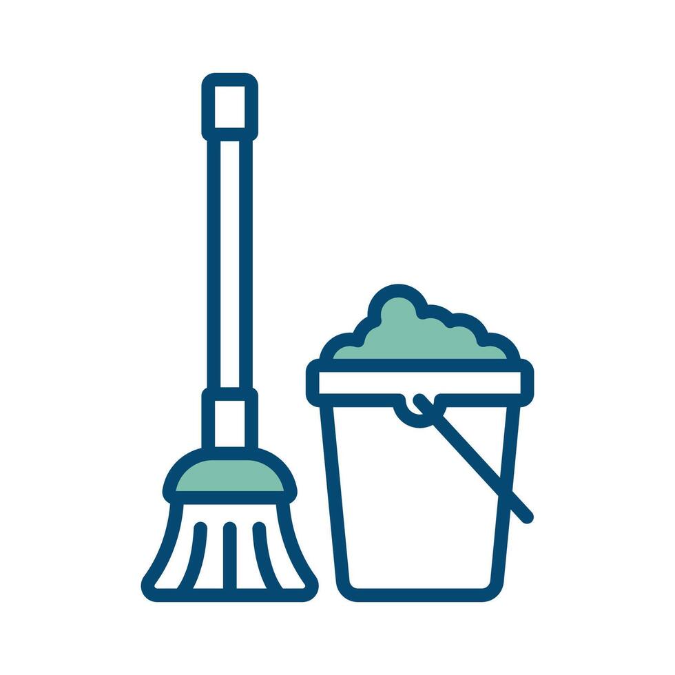 mop icon vector design template in white background