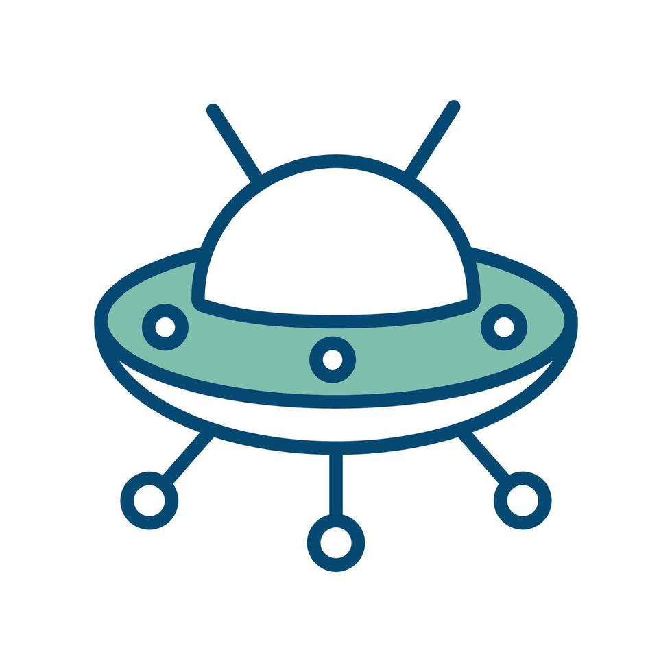 ufo icon vector design template in white background