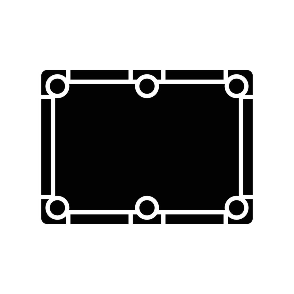 billiard table icon vector design template in white background