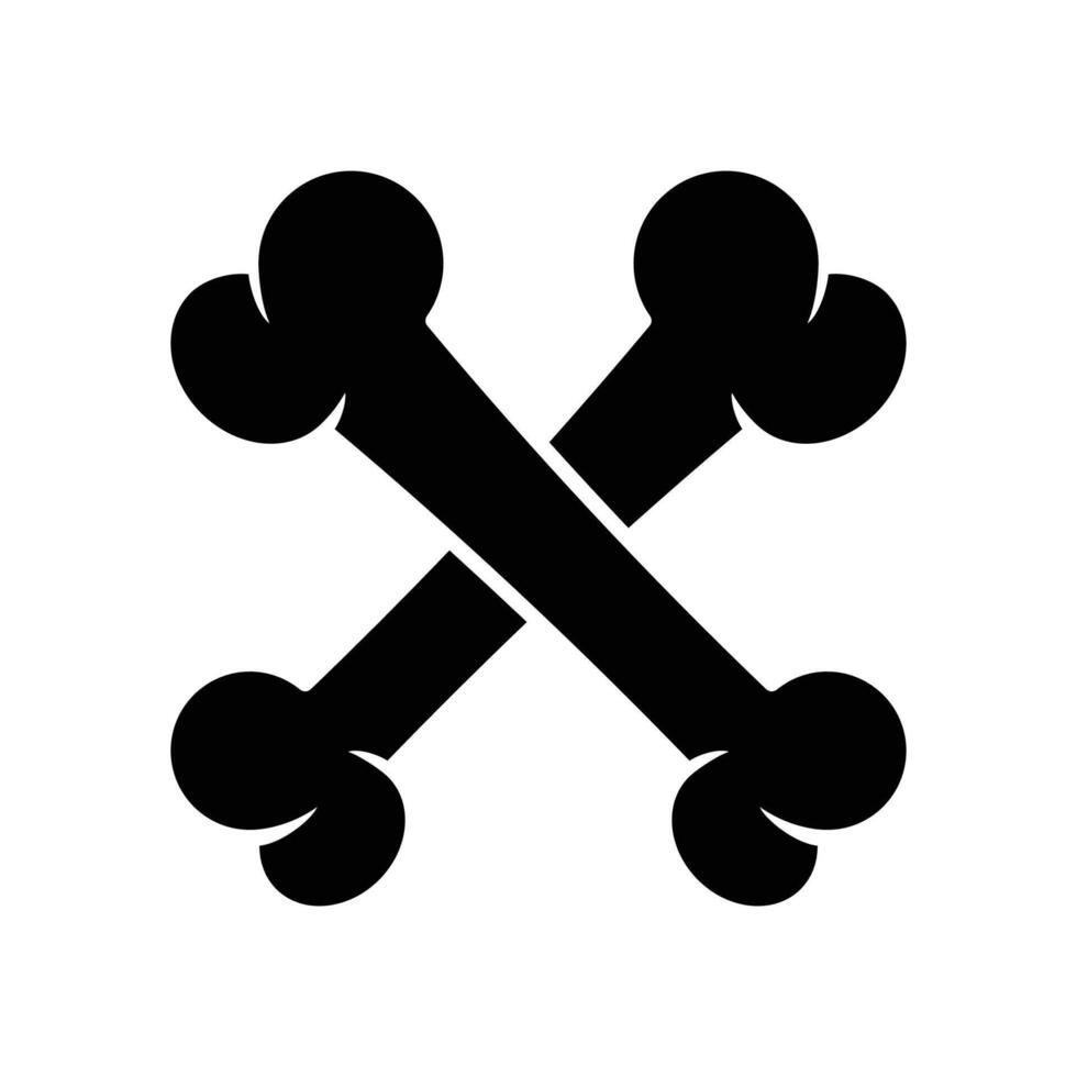 bone icon vector design templatein white background
