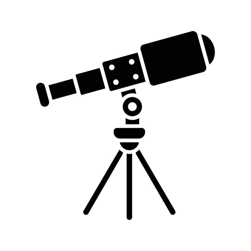 telescope icon vector design template in white background