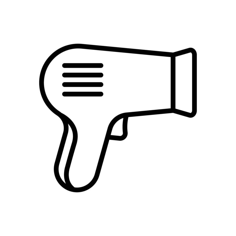 hair dryer icon vector design template in white background