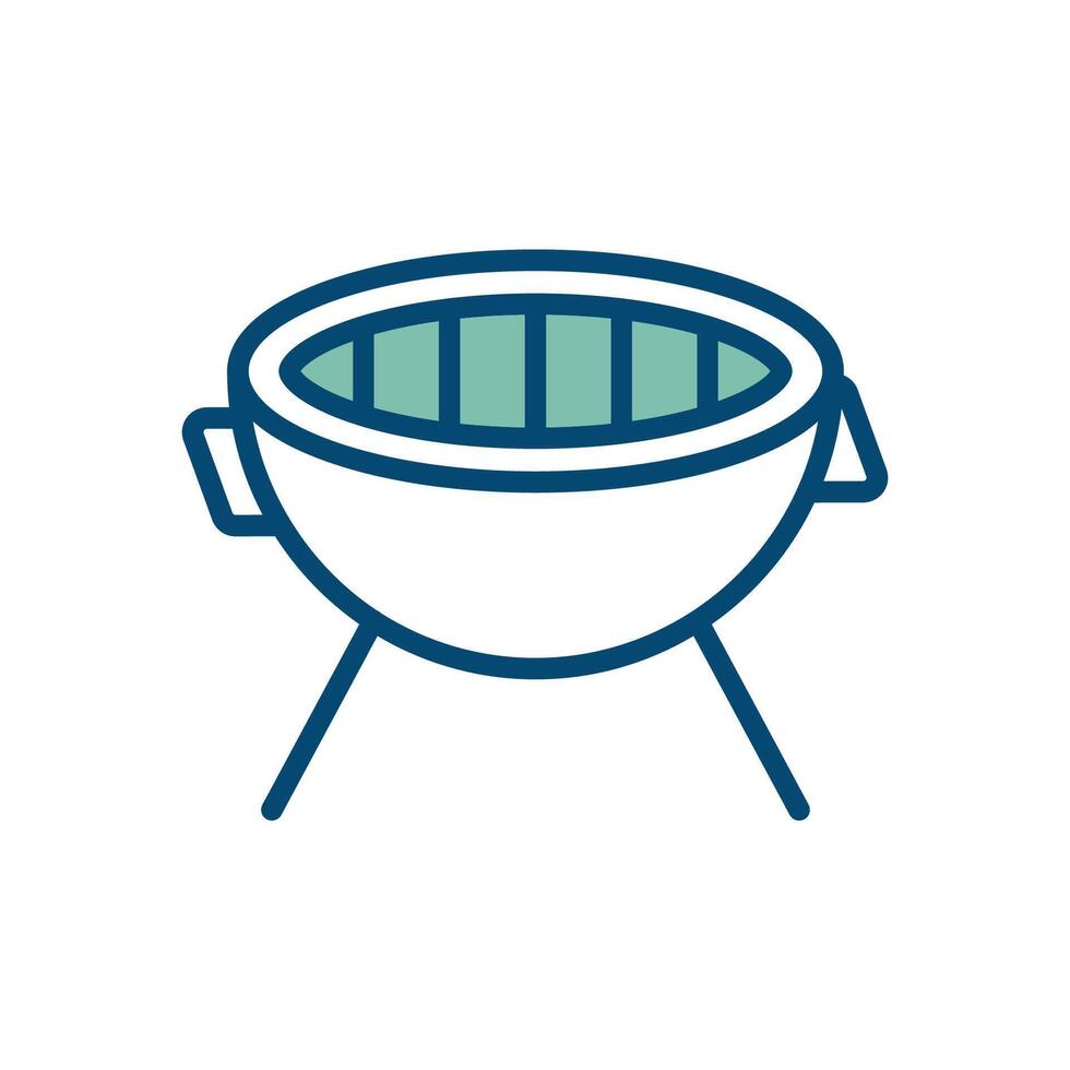 barbecue icon vector design template in white background