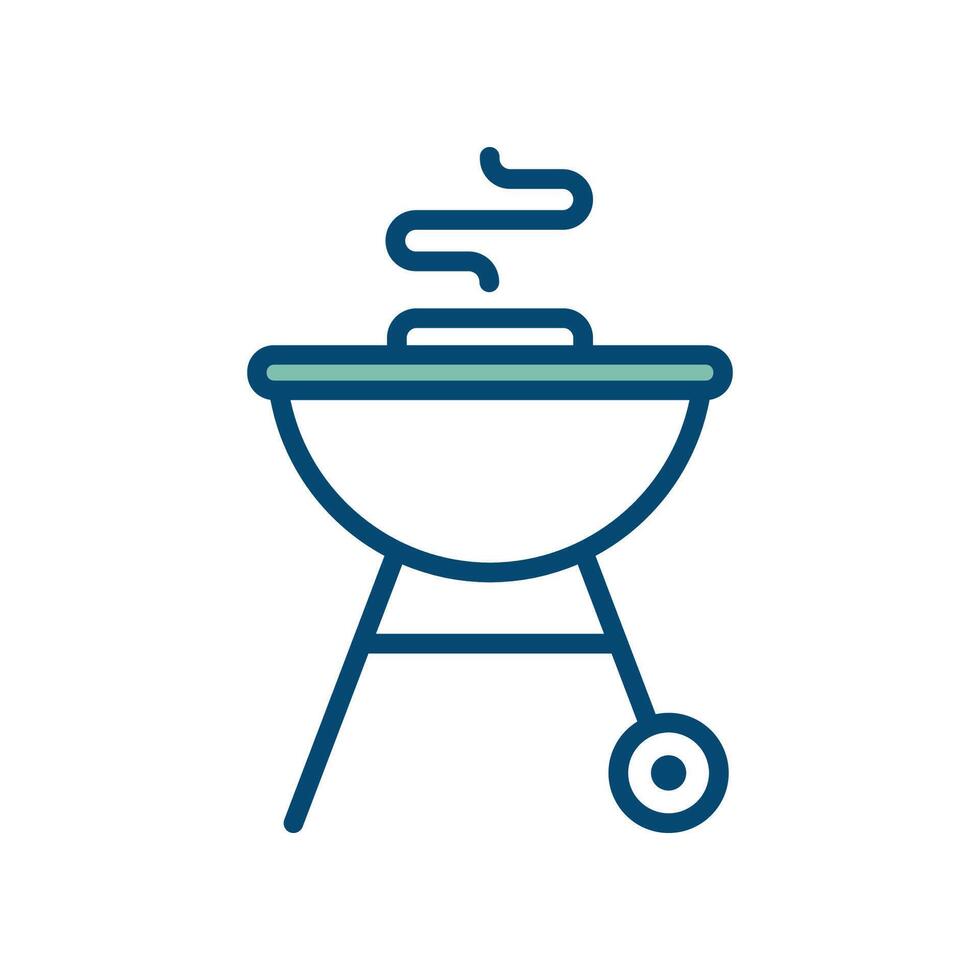 barbecue icon vector design template in white background