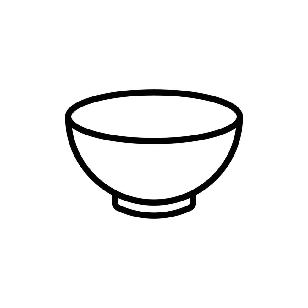 bowl icon vector design template in white background