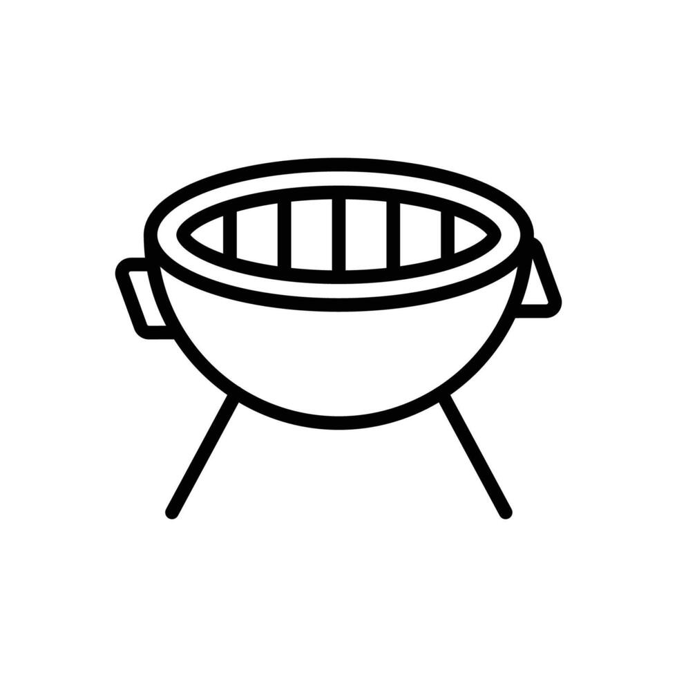 barbecue icon vector design template in white background