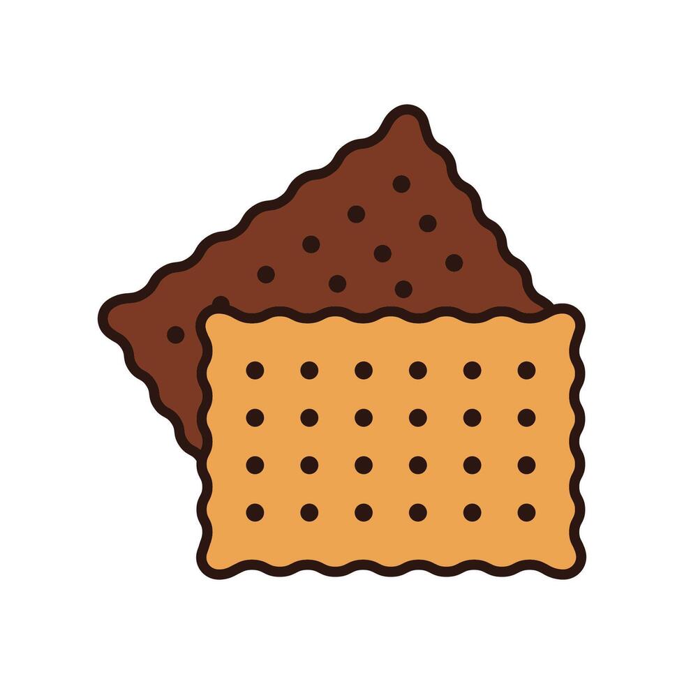 biscuit icon vector design template in white background