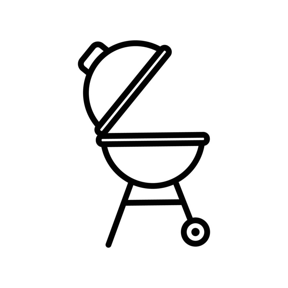 barbecue icon vector design template in white background