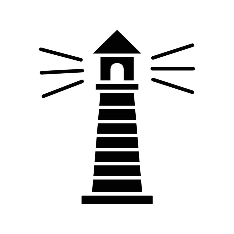 light house icon vector design template in white background