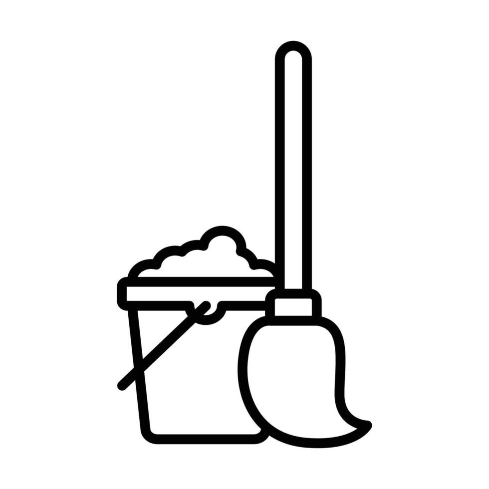 mop icon vector design template in white background