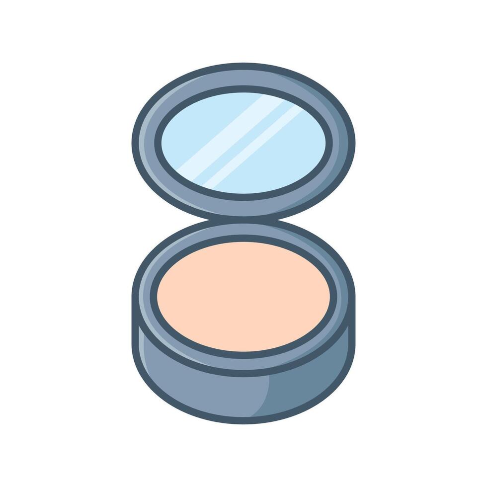 make up powder icon vector design template in white background