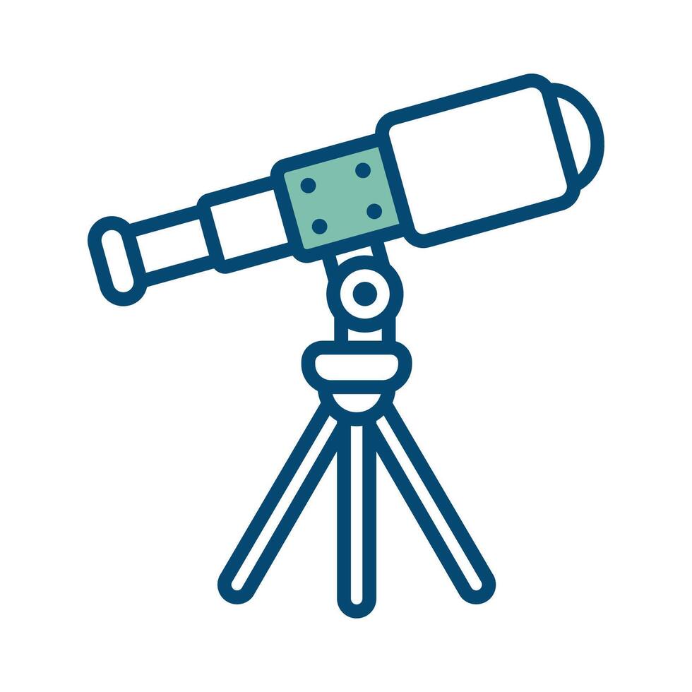 telescope icon vector design template in white background