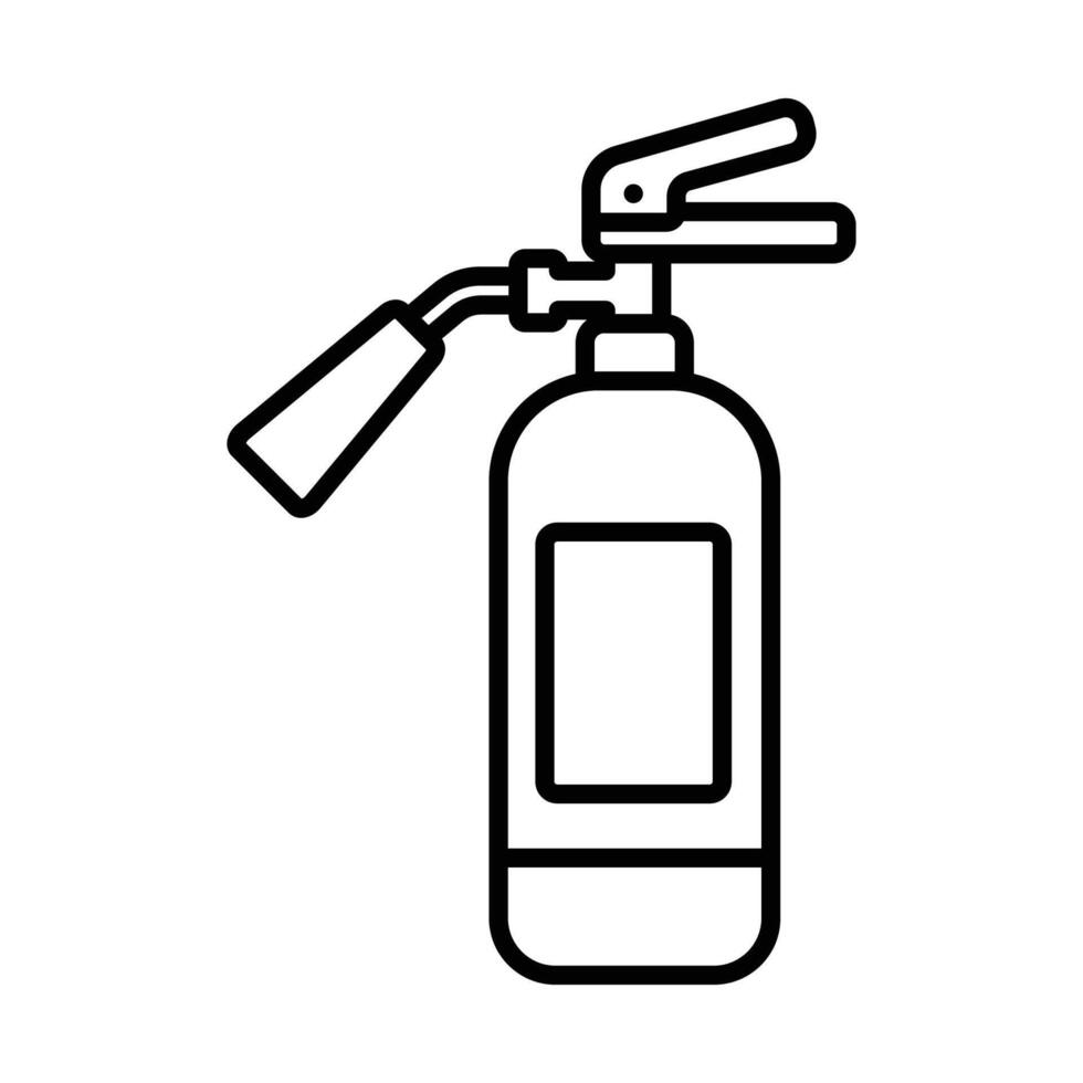 fire extinguisher icon vector design template in white background