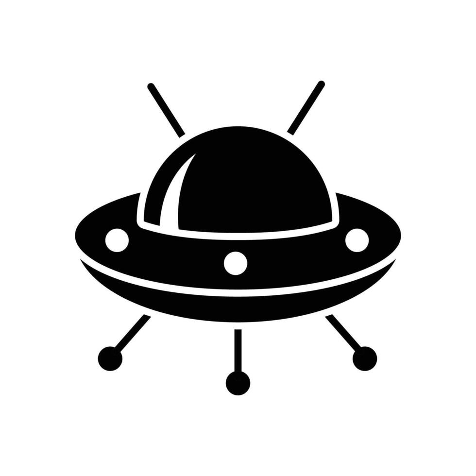ufo icon vector design template in white background