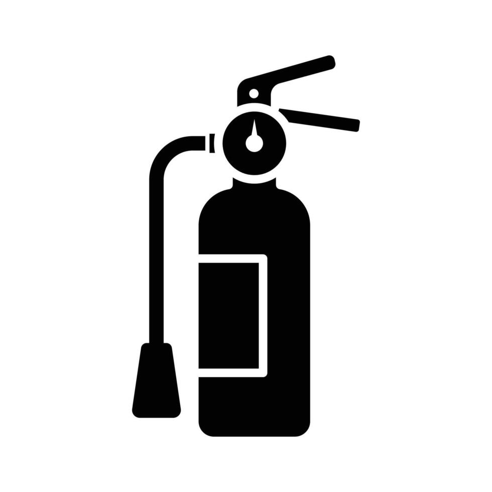 fire extinguisher icon vector design template in white background