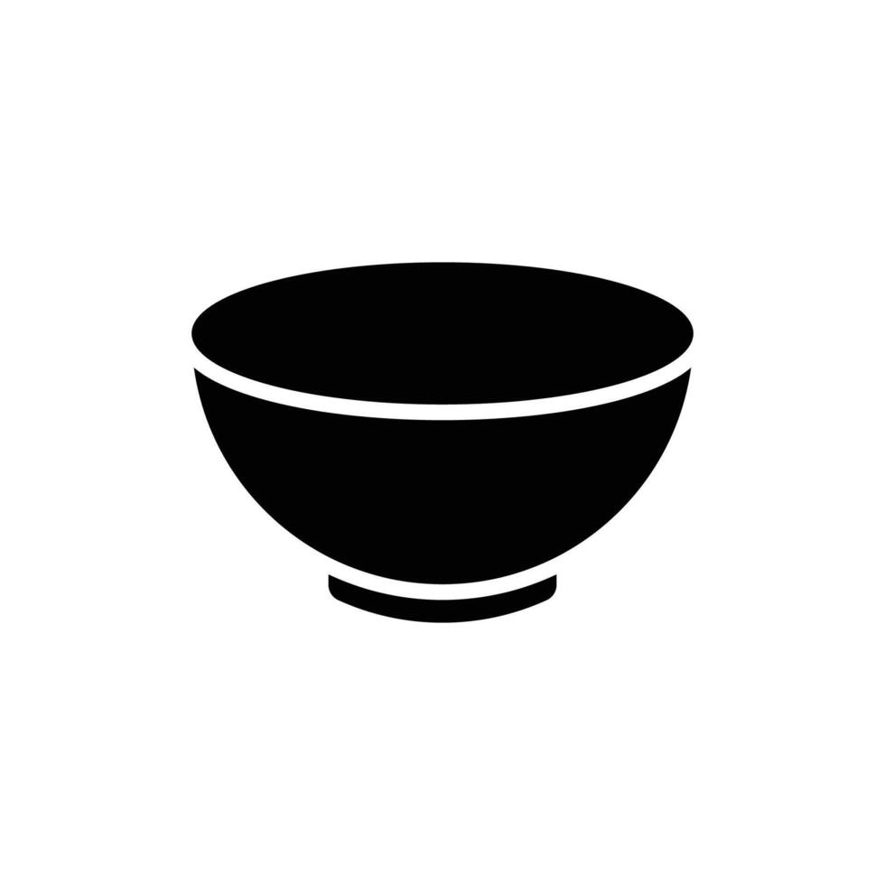 bowl icon vector design template in white background