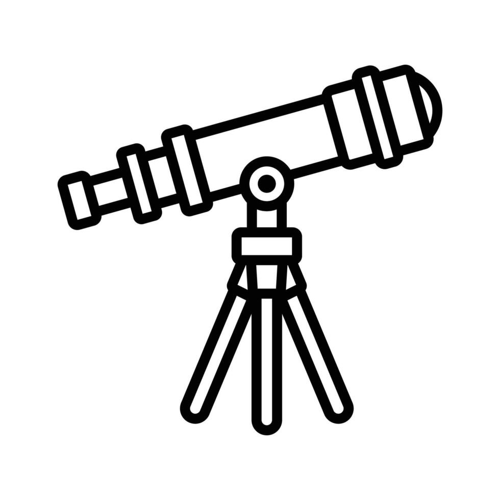 telescope icon vector design template in white background