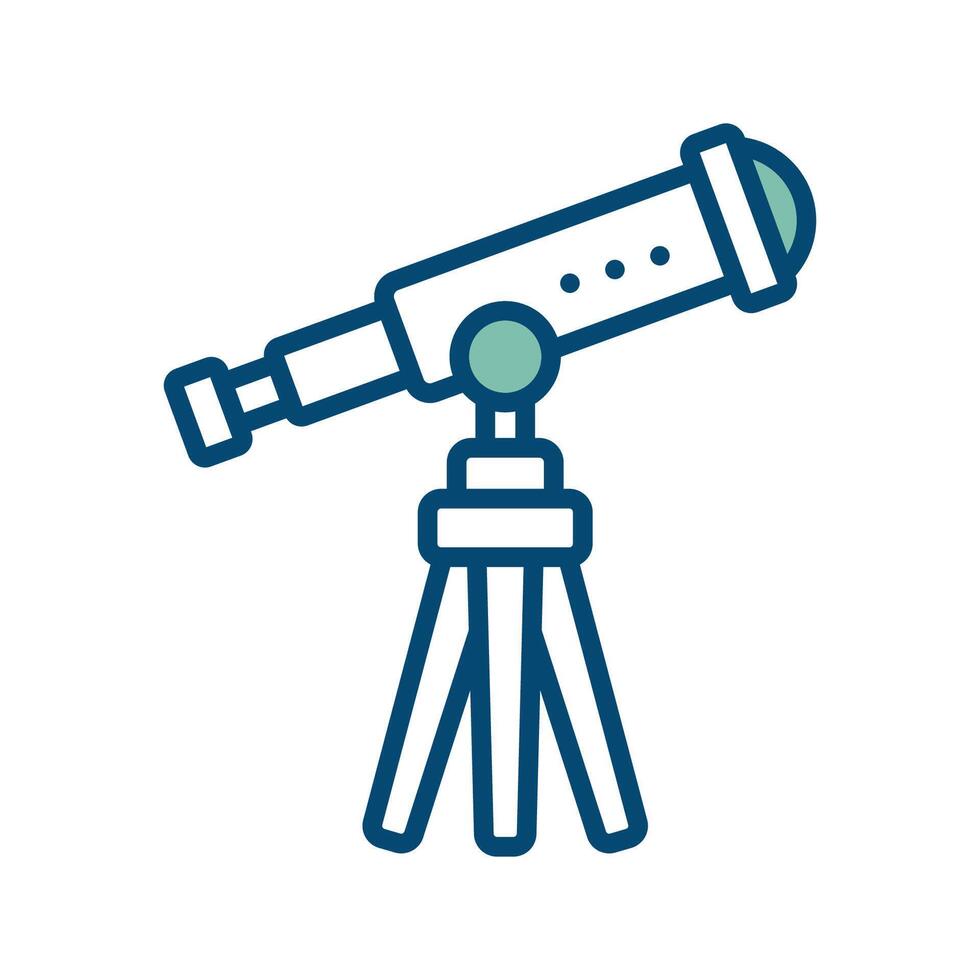 telescope icon vector design template in white background