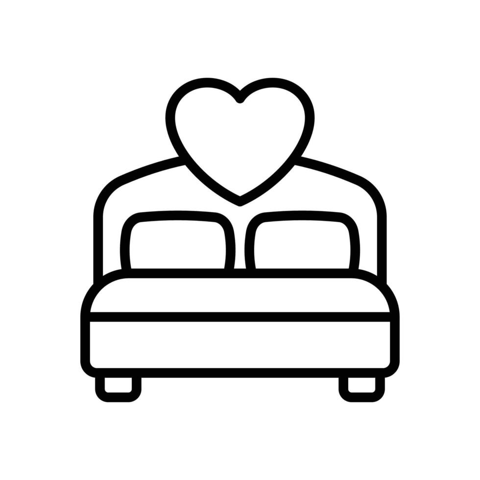 bed icon vector design template in white background