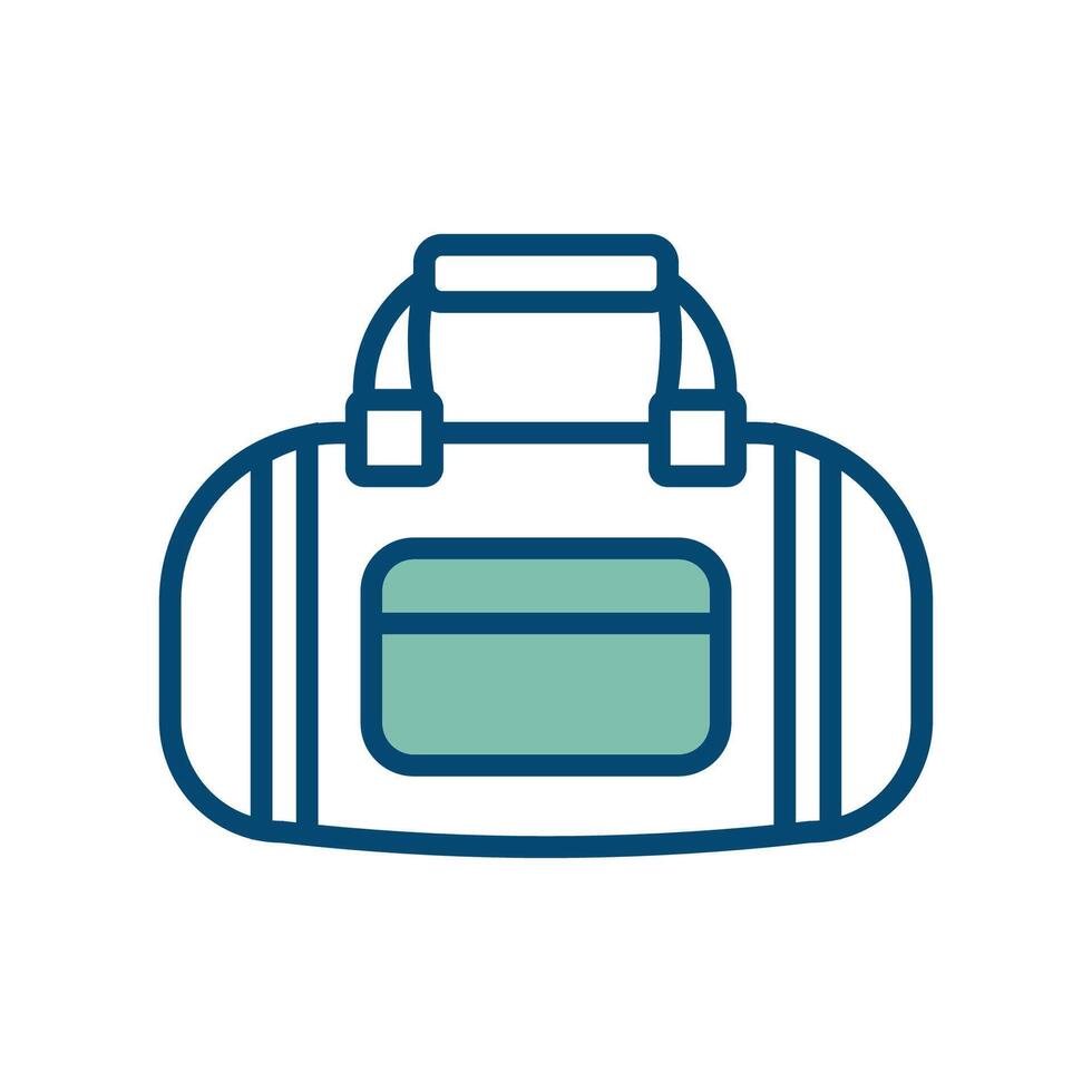 sport bag icon vector design template in white background