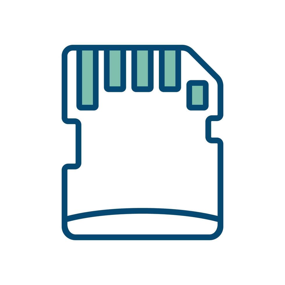 memory card icon vector design template in white background