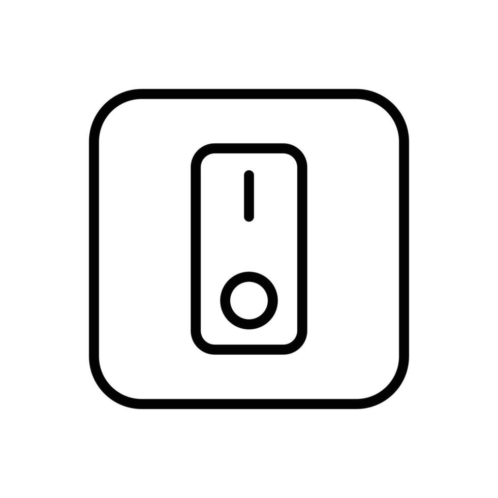 switch button icon vector design template in white background