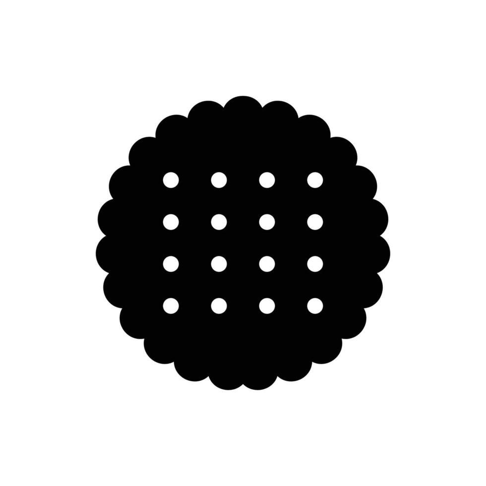biscuit icon vector design template in white background