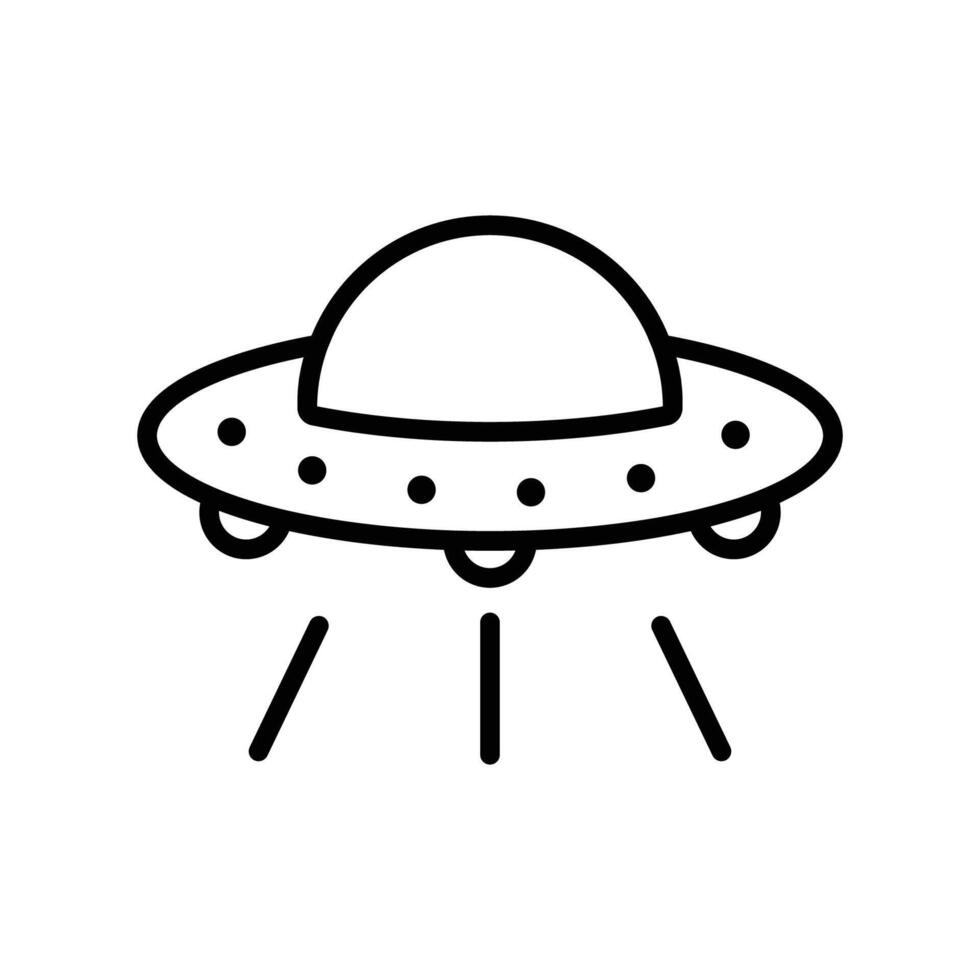 ufo icon vector design template in white background