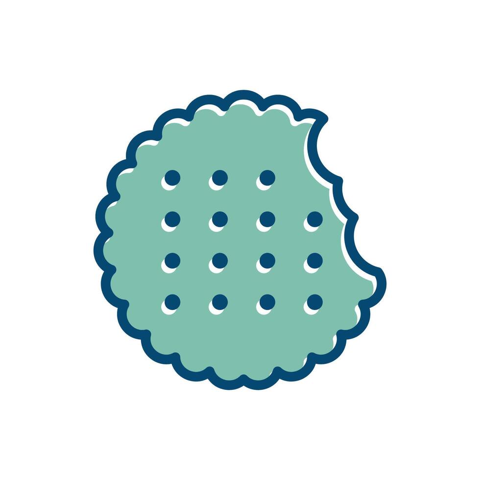 biscuit icon vector design template in white background