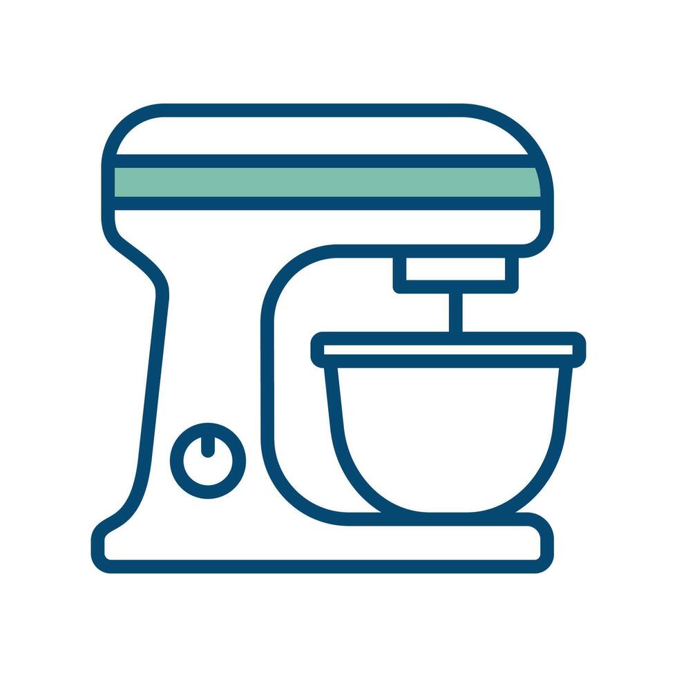 stand mixer icon vector design template in white background