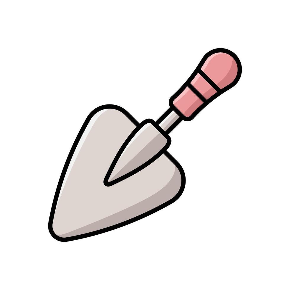 trowel icon vector design template in white background
